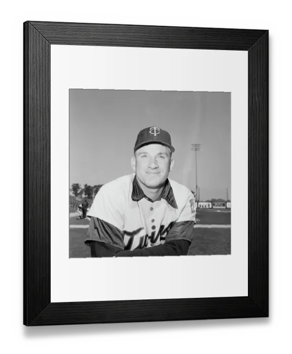 Framed Print : Baseball Player Harmon Killebrew of the Minnesota Twins Framed Print : Baseball Player Harmon Killebrew of the Minnesota Twins