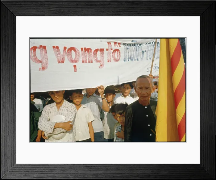 Framed Print : View of Vietnam for the Vietnamese Rally Framed Print : View of Vietnam for the Vietnamese Rally