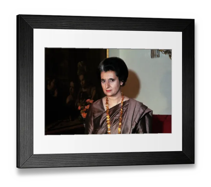 Framed Print : Indian Prime Minister Indira Gandhi Framed Print : Indian Prime Minister Indira Gandhi