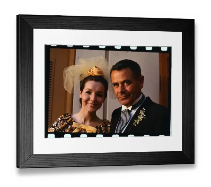 Framed Print : Portrait of Glenn Ford and Kathryn Hays Framed Print : Portrait of Glenn Ford and Kathryn Hays