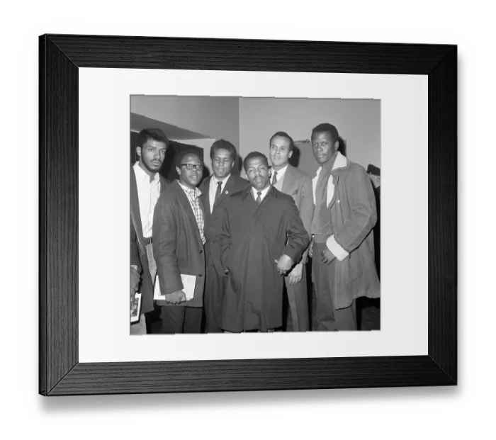 Framed Print : Civil Rights Leaders Pay Bond Framed Print : Civil Rights Leaders Pay Bond