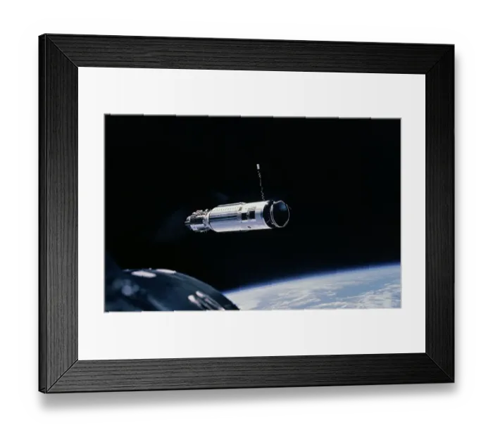 Framed Print : Gemini 8 Flying in Space Framed Print : Gemini 8 Flying in Space