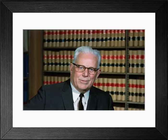 Framed Print : Chief Justice Earl Warren Framed Print : Chief Justice Earl Warren