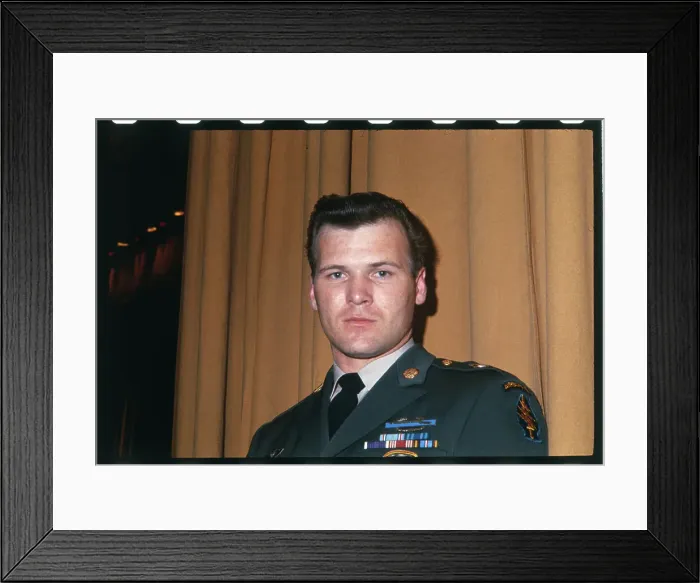 Framed Print : Portrait of Barry Sadler Framed Print : Portrait of Barry Sadler