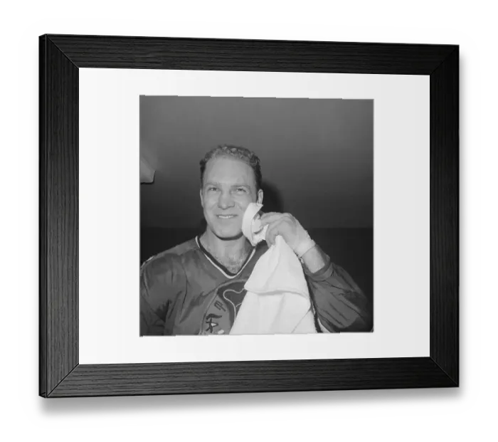 Framed Print : Bobby Hull Smiling After Hockey Game Framed Print : Bobby Hull Smiling After Hockey Game