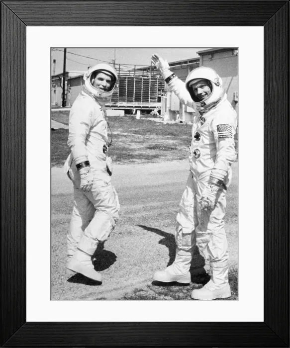 Framed Print : Astronauts David Scott and Neil Armstrong Framed Print : Astronauts David Scott and Neil Armstrong