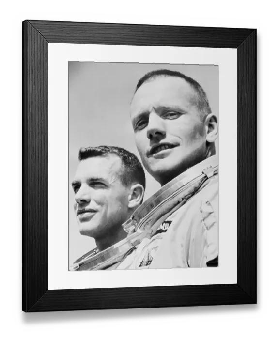 Framed Print : Neil Armstrong and David Scott