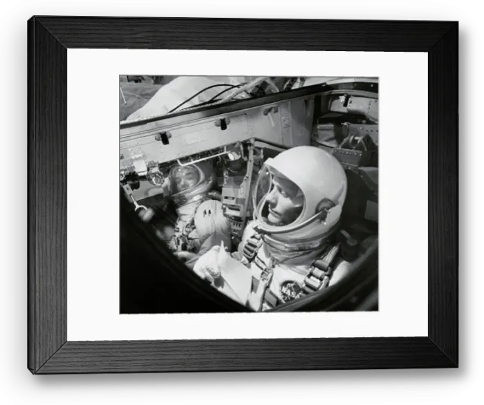 Framed Print : David Scott and Neil Armstrong in Spacecraft Framed Print : David Scott and Neil Armstrong in Spacecraft
