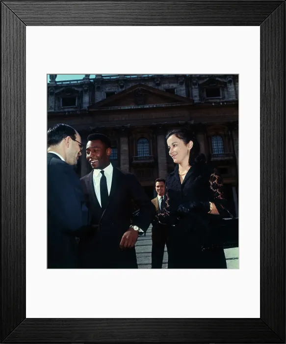 Framed Print : Pele and Rosemary During Honeymoon Framed Print : Pele and Rosemary During Honeymoon