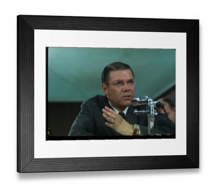 Framed Print : Robert McNamara Testifying Before Congress Framed Print : Robert McNamara Testifying Before Congress