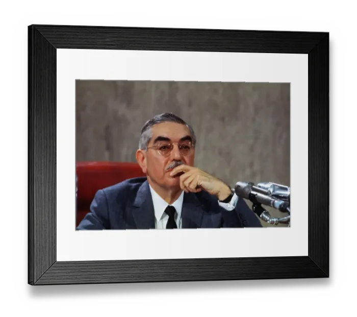 Framed Print : Portrait of John Pastore Framed Print : Portrait of John Pastore