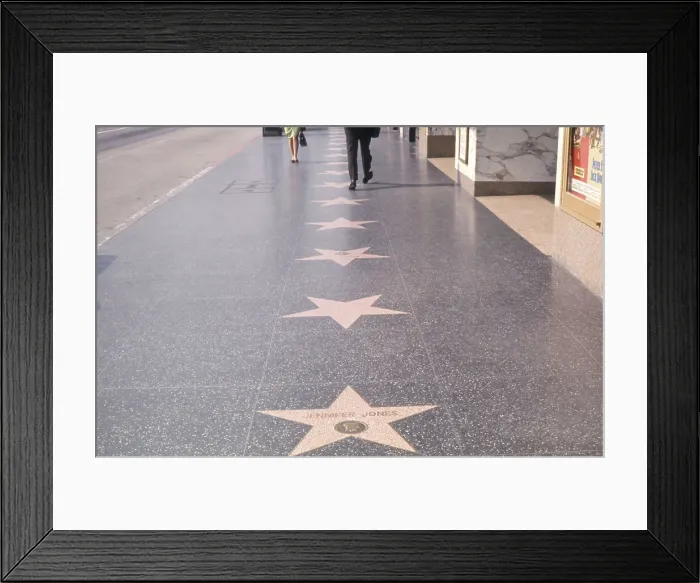 Framed Print : Hollywood Boulevard Framed Print : Hollywood Boulevard