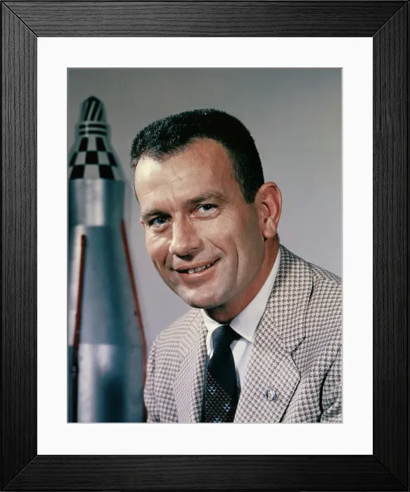 Framed Print : Portrait of Donald Slayton