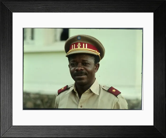 Framed Print : Portrait of Leonard Mulamba Framed Print : Portrait of Leonard Mulamba