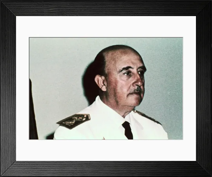 Framed Print : Portrait of Francisco Franco Framed Print : Portrait of Francisco Franco