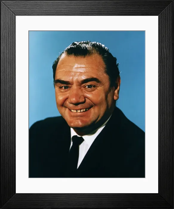 Framed Print : Portrait of Ernest Borgnine Framed Print : Portrait of Ernest Borgnine