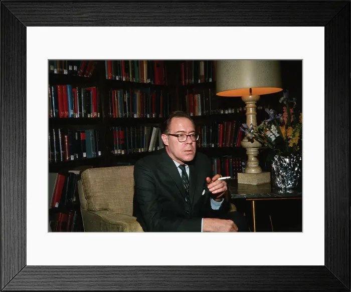 Framed Print : Portrait of John Berryman Framed Print : Portrait of John Berryman