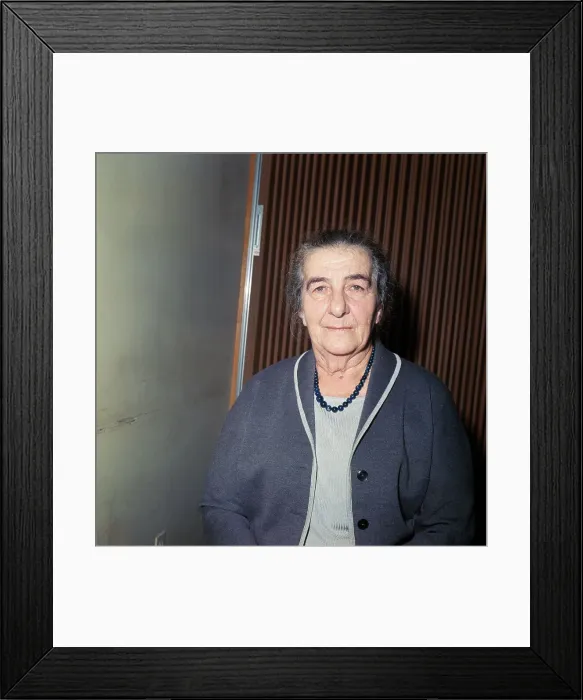 Framed Print : Portrait of Golda Meir Framed Print : Portrait of Golda Meir