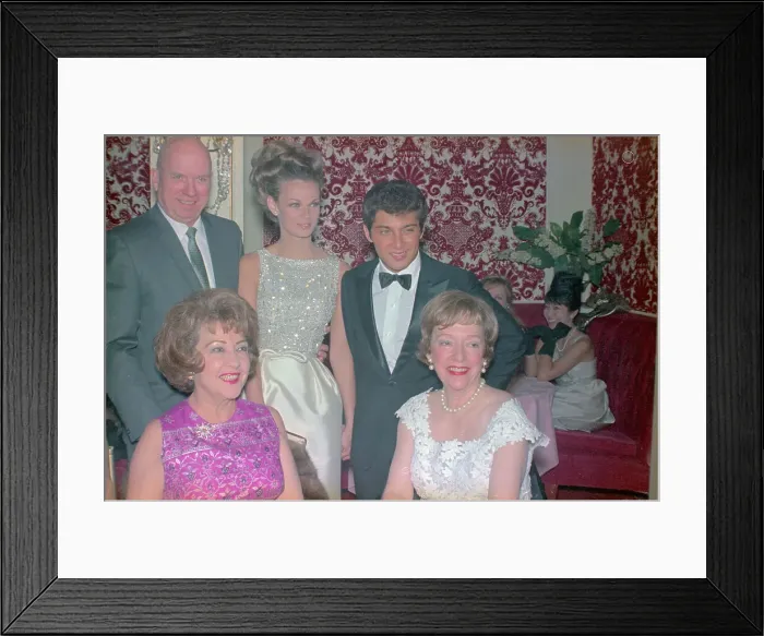 Framed Print : Portrait of Paul Anka with Ethel Merman and Others Framed Print : Portrait of Paul Anka with Ethel Merman and Others