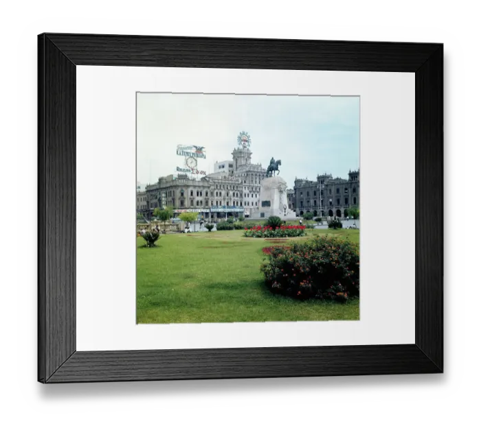 Framed Print : Plaza of San Martin Framed Print : Plaza of San Martin