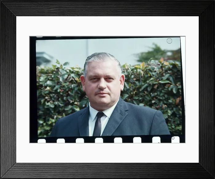 Framed Print : Portrait of Norman Kirk Framed Print : Portrait of Norman Kirk