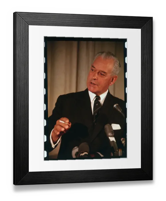 Framed Print : Portrait of Keith J. Holyoake Framed Print : Portrait of Keith J. Holyoake
