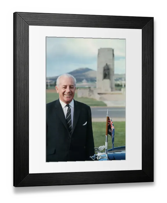 Framed Print : Prime Minister Harold Holt Framed Print : Prime Minister Harold Holt