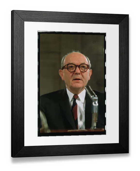 Framed Print : Portrait of Dean Rusk Framed Print : Portrait of Dean Rusk