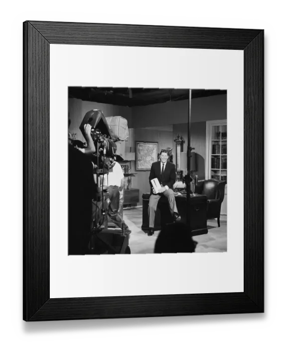 Framed Print : Ronald Reagan Hosting Death Valley Days Framed Print : Ronald Reagan Hosting Death Valley Days
