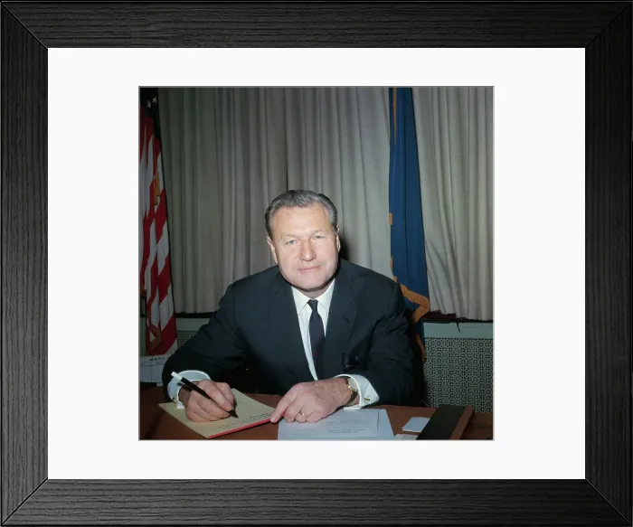 Framed Print : Portrait of Nelson Rockefeller Framed Print : Portrait of Nelson Rockefeller