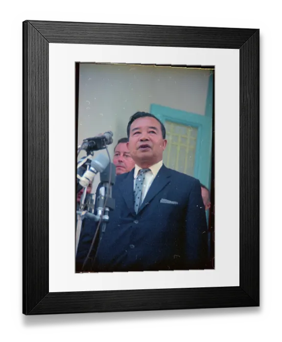Framed Print : Laotian Prince Souvannah Phouma Framed Print : Laotian Prince Souvannah Phouma