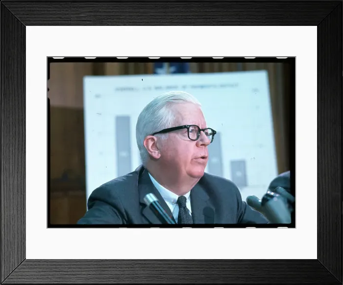 Framed Print : Portrait of Henry H. Fowler Framed Print : Portrait of Henry H. Fowler