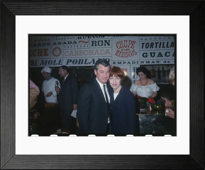 Framed Print : Carol Burnett and Joe Hamilton Framed Print : Carol Burnett and Joe Hamilton