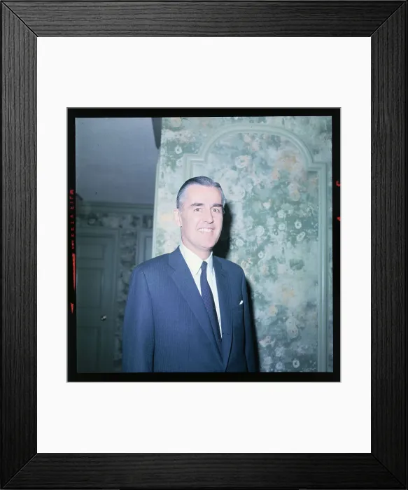 Framed Print : Portrait of Eugene Nickerson Framed Print : Portrait of Eugene Nickerson