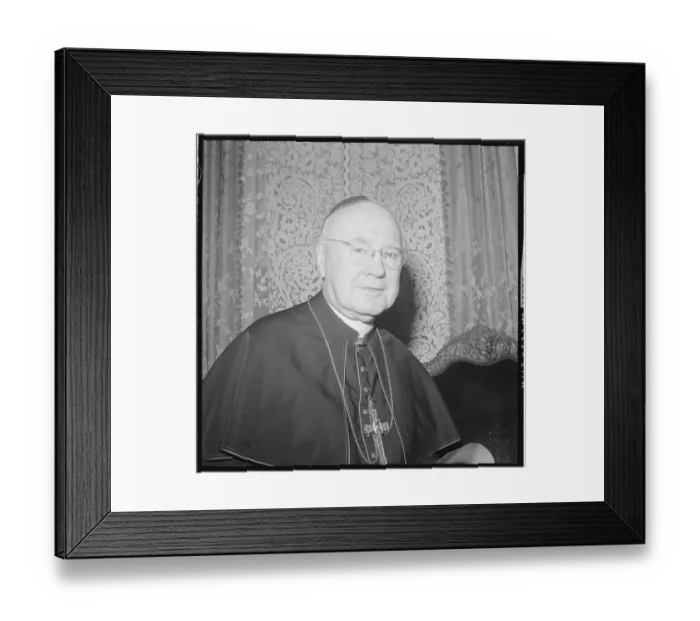 Framed Print : Portrait of Cardinal Spellman