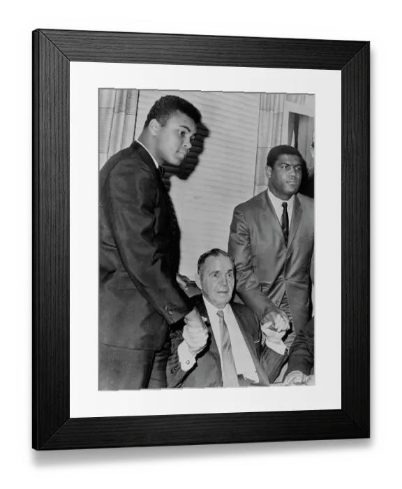 Framed Print : Muhammad Ali And Ernie Terrell Framed Print : Muhammad Ali And Ernie Terrell