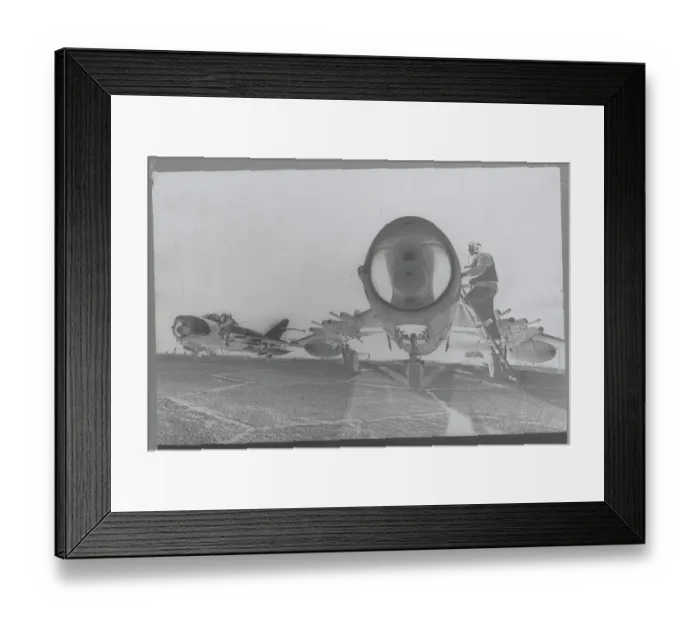 Framed Print : Pilot Boarding Fighter Plane