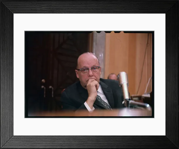 Framed Print : Portrait of Karl Mundt Framed Print : Portrait of Karl Mundt