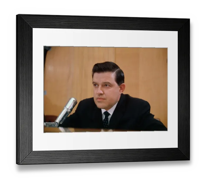Framed Print : Portrait of Frank Church Framed Print : Portrait of Frank Church