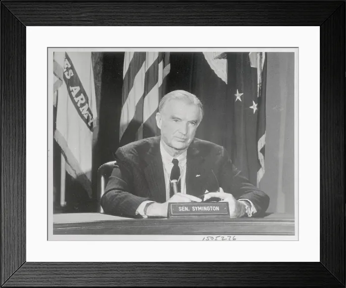 Framed Print : Portrait of Senator Stuart Symington Framed Print : Portrait of Senator Stuart Symington