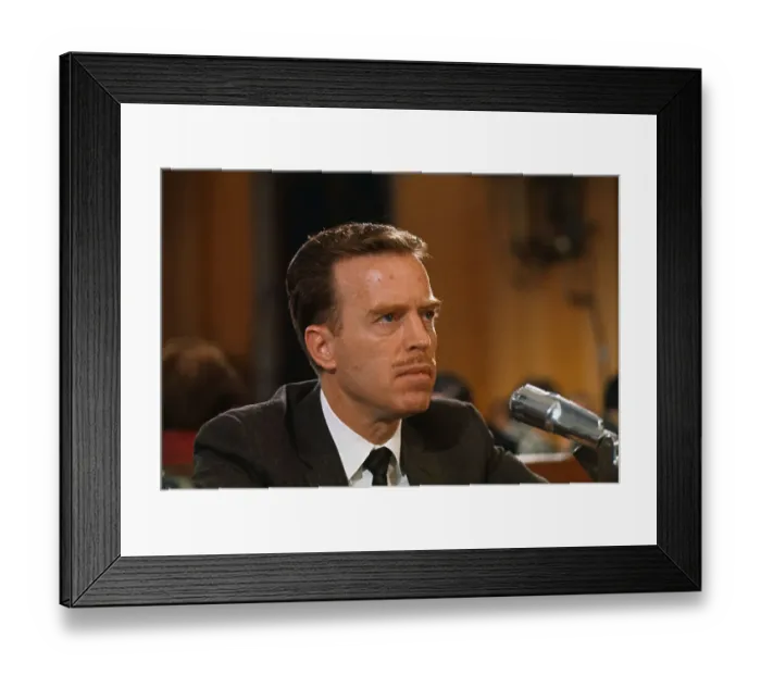 Framed Print : Portrait of Jack Vaughn Framed Print : Portrait of Jack Vaughn