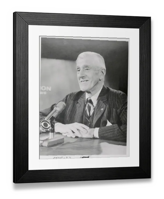 Framed Print : Portrait of Leverett Saltonstall Framed Print : Portrait of Leverett Saltonstall