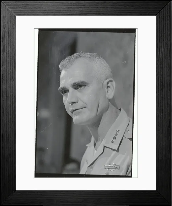 Framed Print : Portrait of William C. Westmoreland Framed Print : Portrait of William C. Westmoreland