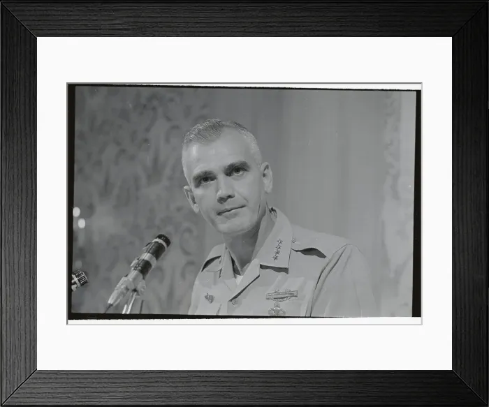 Framed Print : Portrait of William C. Westmoreland Framed Print : Portrait of William C. Westmoreland