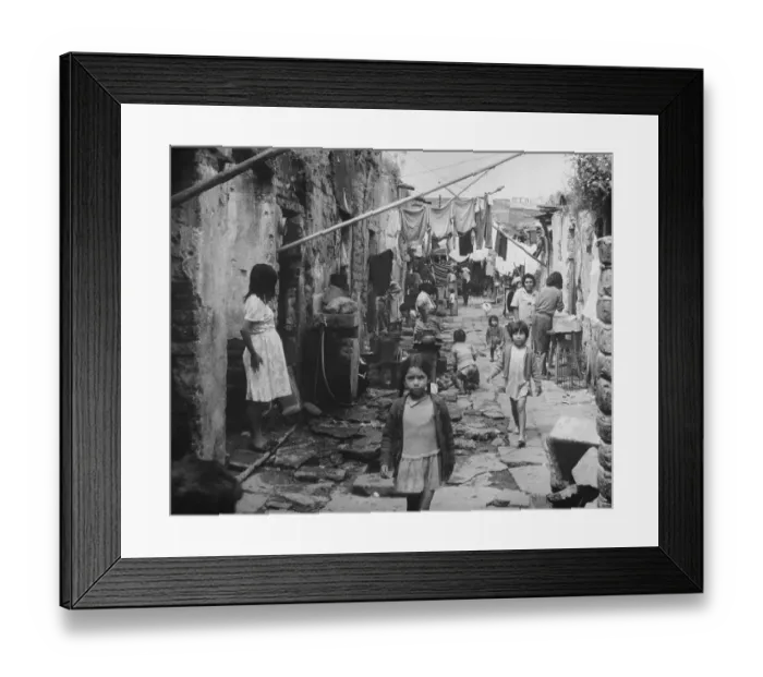 Framed Print : Slum Area in Mexico City Framed Print : Slum Area in Mexico City