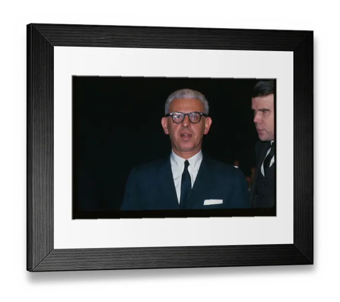 Framed Print : Portrait of Arthur Goldberg Framed Print : Portrait of Arthur Goldberg