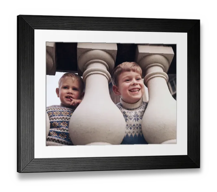 Framed Print : Prince Edward and Prince Andrew Framed Print : Prince Edward and Prince Andrew