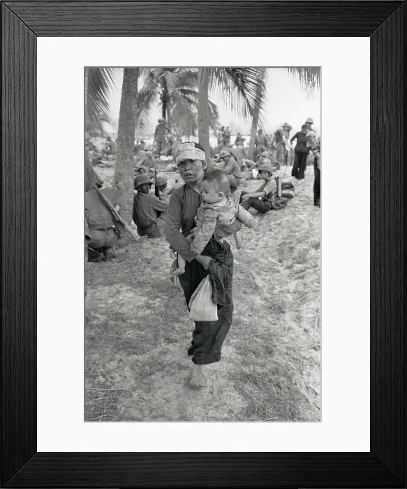 Framed Print : Vietnamese Woman with Baby