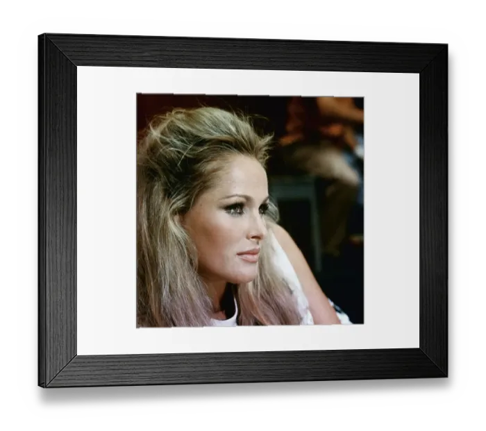 Framed Print : Portrait of Ursula Andress from The Tenth Victim