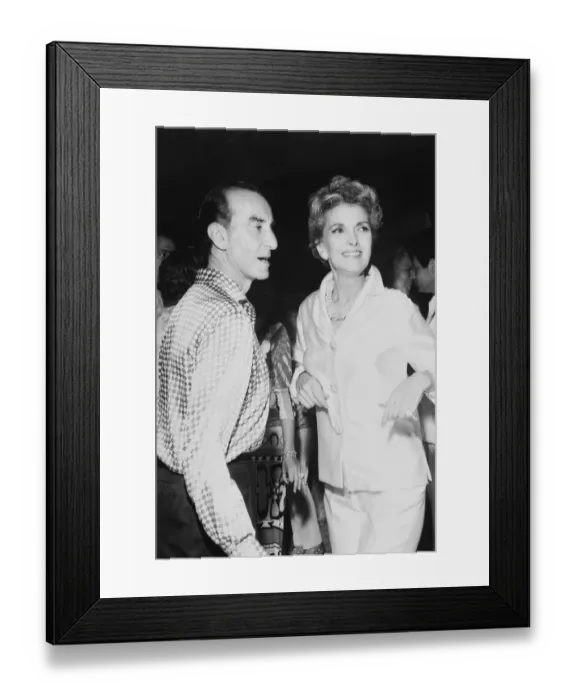 Framed Print : Emilio Pucci and Anita Colby Framed Print : Emilio Pucci and Anita Colby